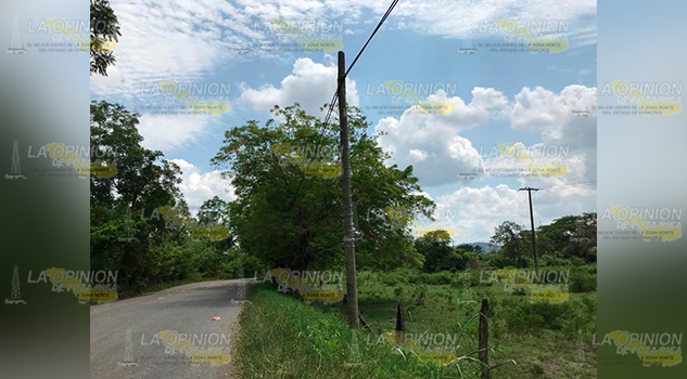 Previenen el robo de cable en comunidades de Tihuatlán
