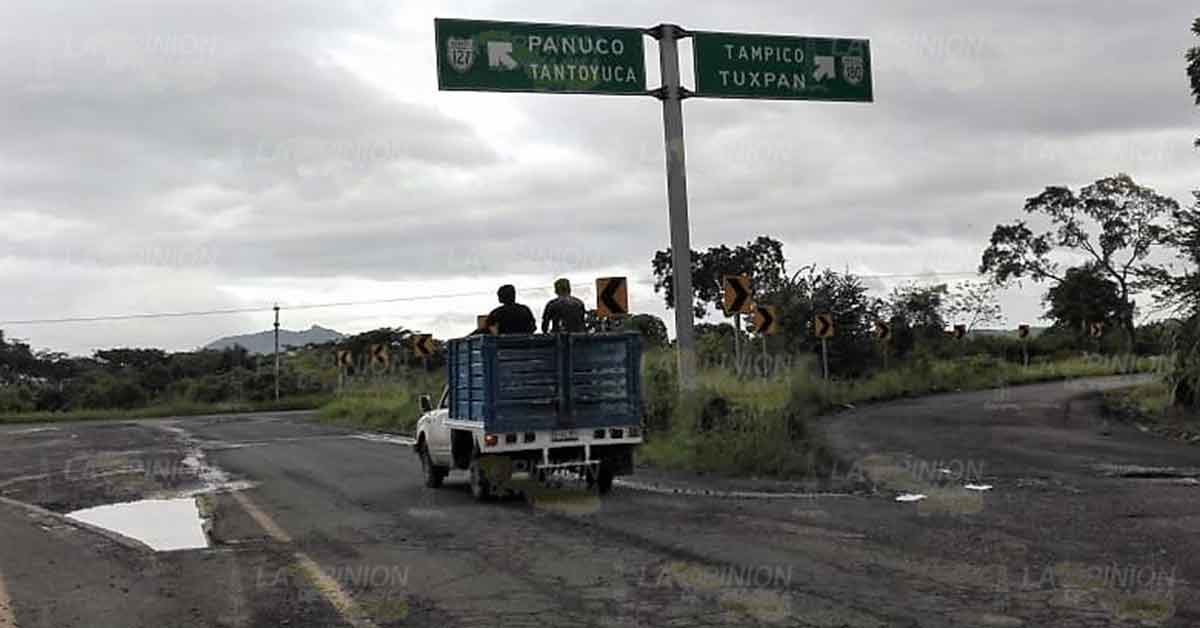 Rescate carretero Tuxpan-Tampico, peor cada vez más y en el olvido