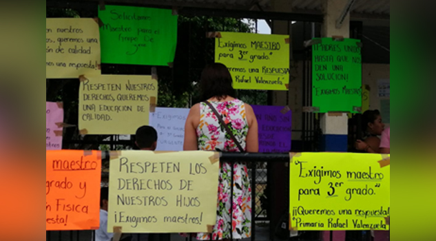 Asignación de docentes para escuelas de Tuxpan, en proceso