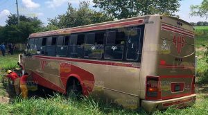 Autobús choca contra camioneta y se sale de la carretera México - Tuxpan Autobús choca contra camioneta y se sale de la carretera México - Tuxpan