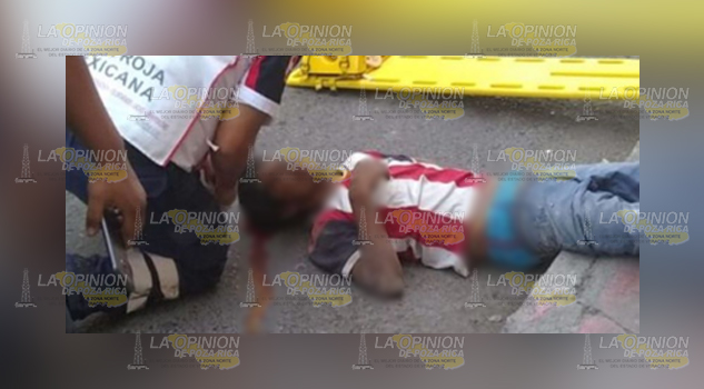 Ciclista resulta atropellado en Huejutla