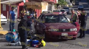 Comerciante arrollado, por querer ganar el paso