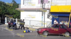 Comerciante arrollado, por querer ganar el paso