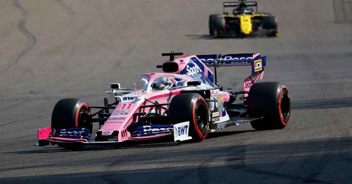 "Checo" Pérez saborea puntos con sexto lugar en GP de Bélgica