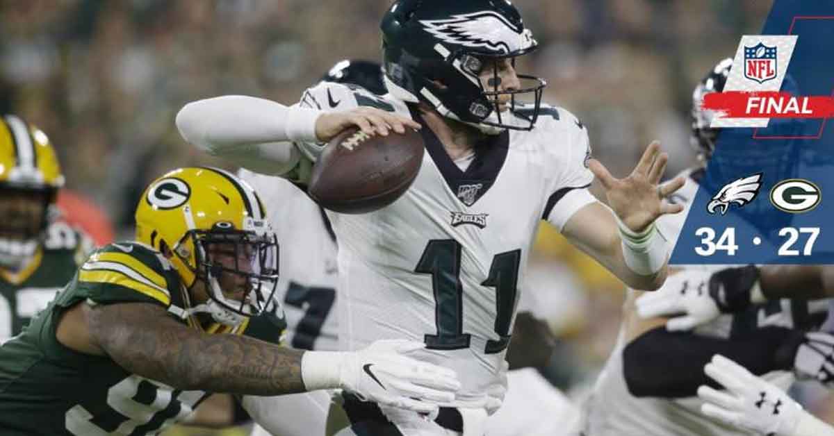Eagles termina con el invicto de Packers