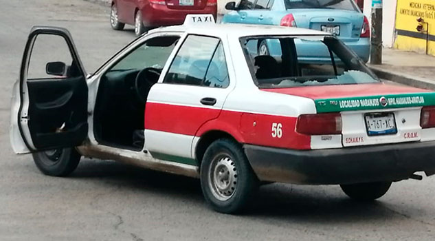 Disparan contra taxista de Naranjos Disparan contra taxista de Naranjos