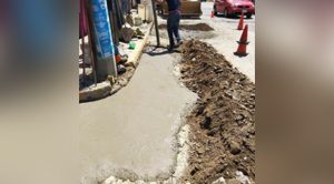 Gobierno de Poza Rica atiende y restaura desperfectos en calle Matarredonda