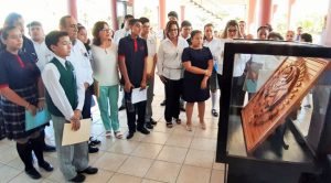 Inauguran exposición de los Símbolos Patrios en Poza Rica