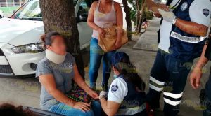 Mujeres heridas en aparatoso choque en la colonia Tajín de Poza Rica Mujeres heridas en aparatoso choque en la colonia Tajín de Poza Rica