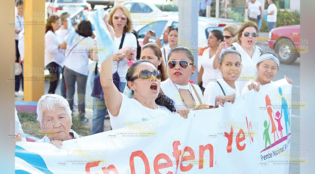 Se pronuncian contra aborto en Poza Rica