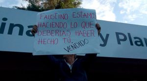 Sindicatos toman la Sefiplan en Xalapa