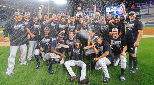 Yankees de Nueva York logran su primer título divisional desde 2012 Yankees de Nueva York logran su primer título divisional desde 2012
