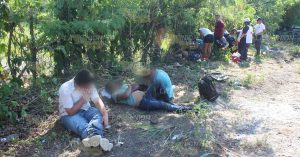 Siete estudiantes gravemente heridos en volcadura sobre la carretera Poza Rica-Cazones