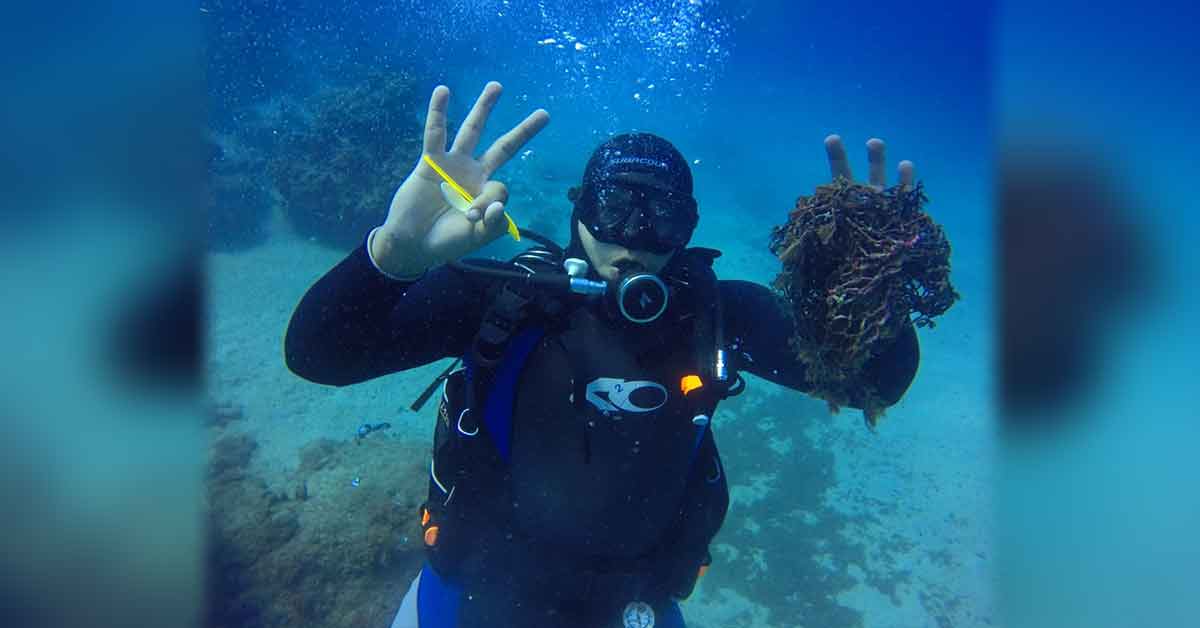 Se suman buzos de Tuxpan a jornada mundial de limpieza de mares