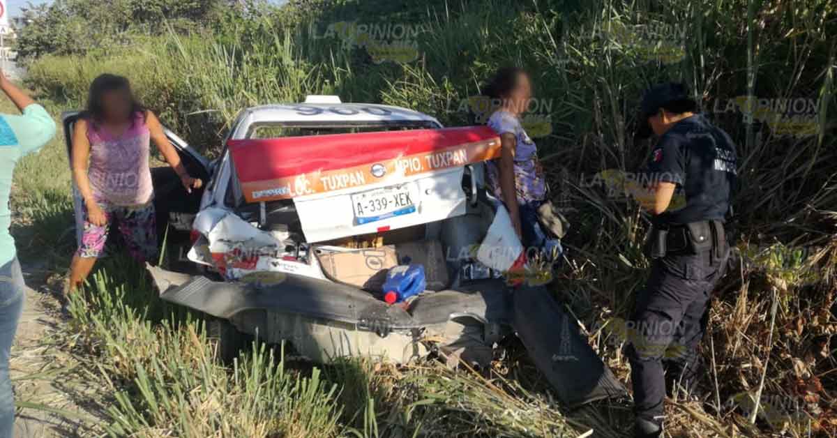 Choque deja tres lesionados en Tuxpan, uno es menor de edad