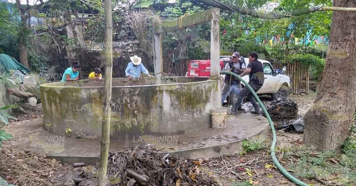 Sin agua comunidades del municipio de Tihuatlán