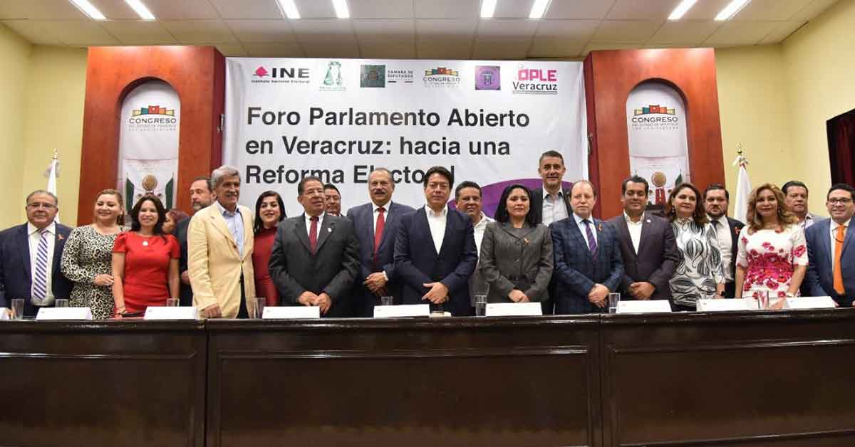 Realizan Foro Parlamento Abierto en Veracruz: hacia una Reforma Electoral