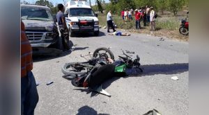 ¡Fatídico choque! en la carretera estatal Álamo-Castillo de Teayo