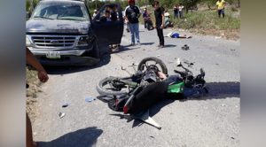 ¡Fatídico choque! en la carretera estatal Álamo-Castillo de Teayo