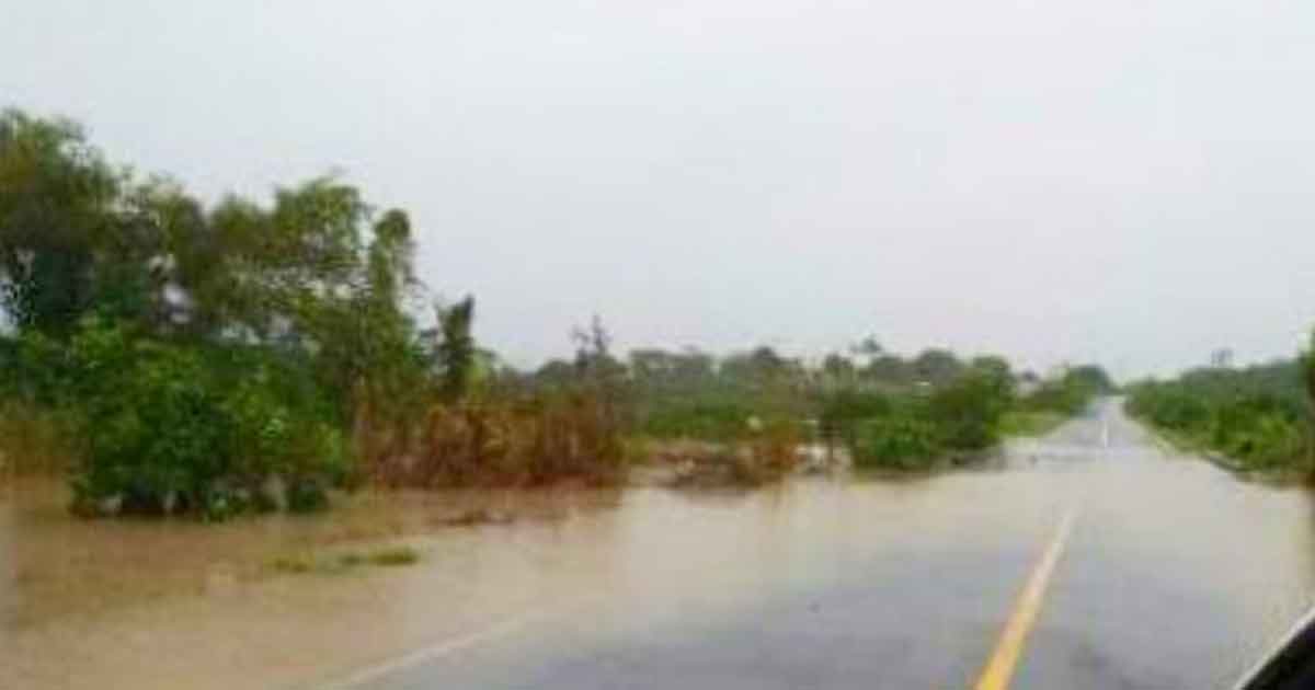 Reporte preliminar por lluvias fuertes derivadas del Frente Frío No. 5 y el Disturbio 96L