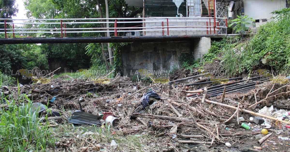 Mira lo qué puede pasar por arroyo taponado en la colonia Aviación Vieja