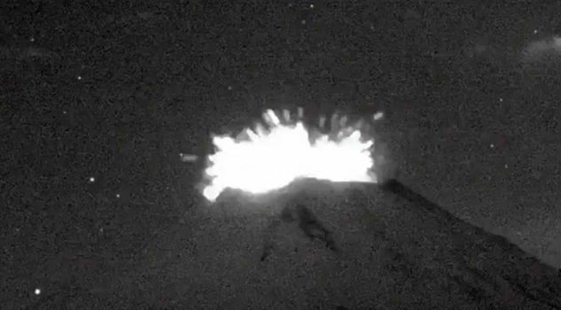Reportan explosiones mañaneras del Popocatépetl