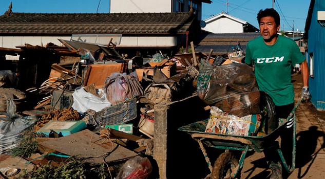 Japón confirma muerte de 79 personas por tifón Hagibis