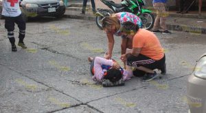 Atropelló a una mujer en la colonia Revolución en Poza Rica