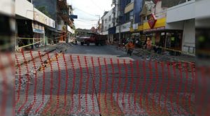 Cierran la calle 8 Norte en Poza Rica