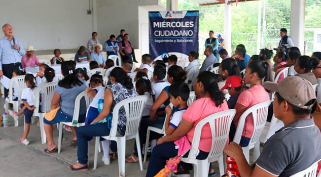 Diversas obras entrega el alcalde de Álamo Diversas obras entrega el alcalde de Álamo