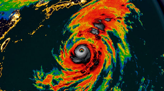 El supertifón Hagibis amenaza Japón El supertifón Hagibis amenaza Japón