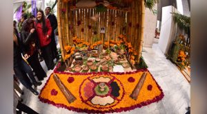 En el Congreso, muestra de altares por el Día de Muertos