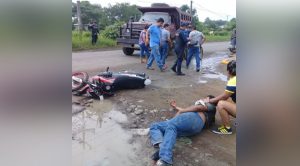 Motociclista de Chinampa lesionado