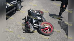 Motociclista fracturado en accidente de la carretera Poza Rica - Cazones
