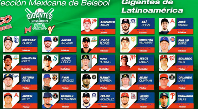 México presenta selección de beisbol