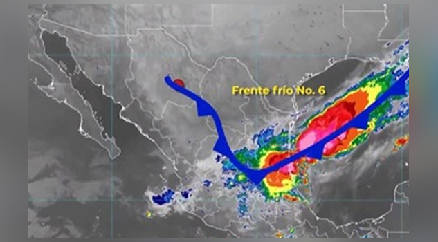 Nuevo frente frío: descenso de temperatura y fuertes lluvias en estos estados