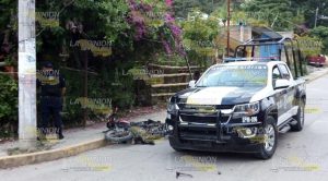 Fuerte encontronazo en Papantla