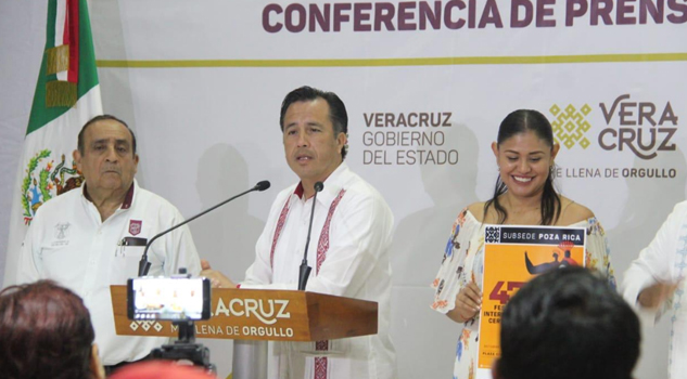 Poza Rica dio un giro con el Cervantino: Cuitláhuac García