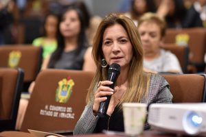 Recibe LXV Legislatura comparecencia de Ana Laura Pérez, titular de la CEAPP