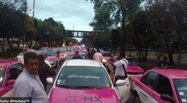 ¡Toma precauciones! Taxistas harán marcha el próximo lunes en la CDMX