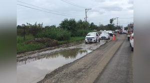 Tráfico lento en la vía Coatzintla-Poza Rica
