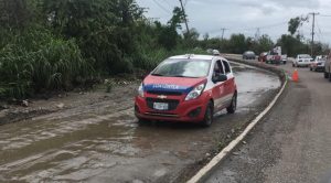 Tráfico lento en la vía Coatzintla-Poza Rica