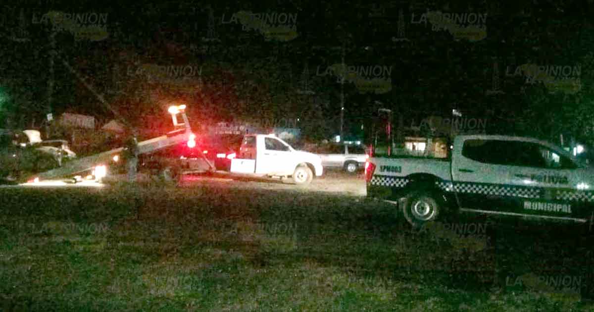 Aparatoso choque en Naranjos