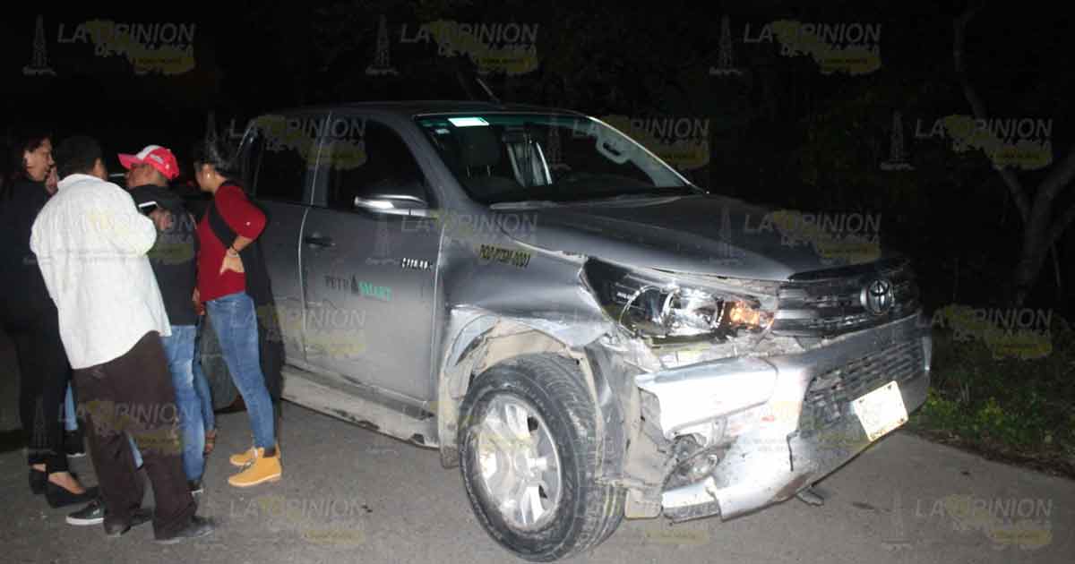 Encontronazo; cuatro lesionados en la Poza Rica-Cazones