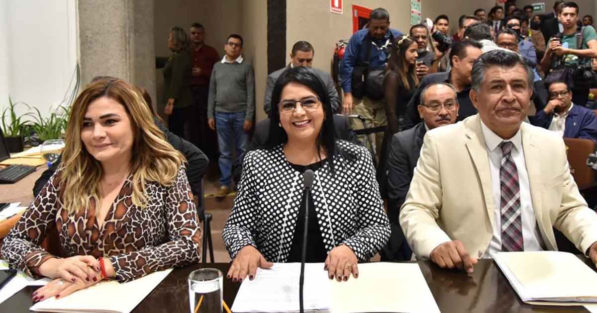 Recibe LXV Legislatura comparecencia del secretario de Gobierno, Eric Cisneros