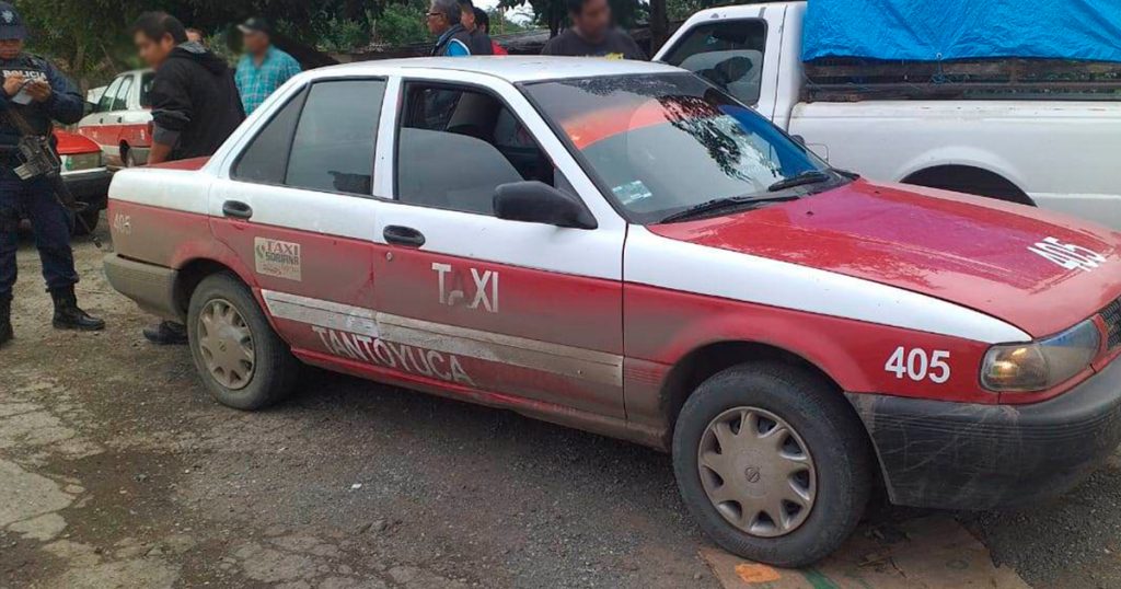 Asaltan a taxista de Tantoyuca