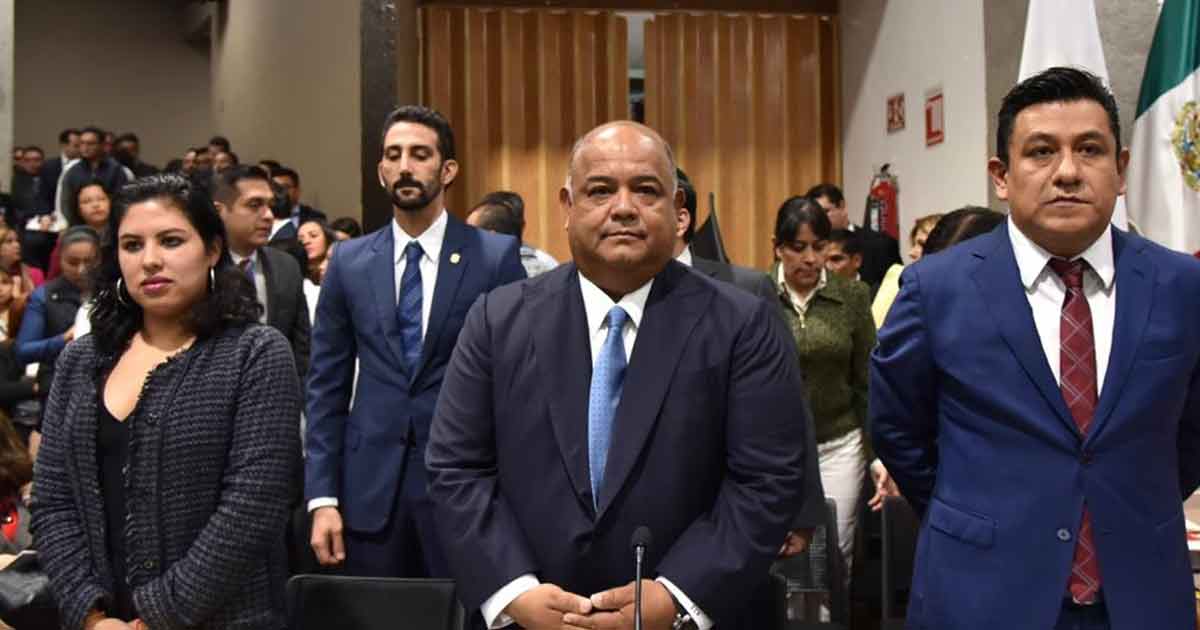 Recibe LXV Legislatura comparecencia del secretario de Gobierno, Eric Cisneros