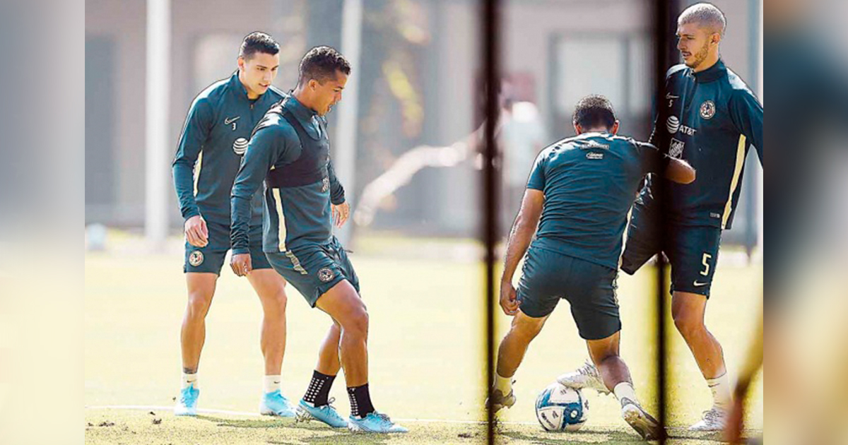 Ya estiran las piernas; el América se prepara para mañana
