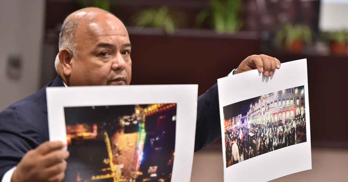 Recibe LXV Legislatura comparecencia del secretario de Gobierno, Eric Cisneros