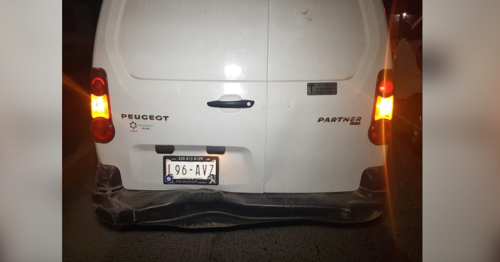 Menor resultó lesionada en choque vehicular